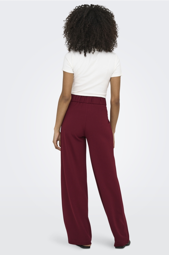 JDYGEGGO NEW LONG PANT JRS NOOS 15208430 Cabernet/BLACK BUTT